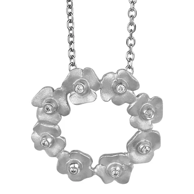 orphelia Orphelia® Women's Sterling Silver Chain with Pendant - Silver ZH-4859