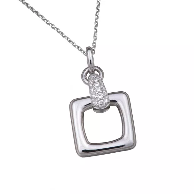 Orphelia Orphelia® Women's Sterling Silver Chain With Pendant - Silver ZH-4492