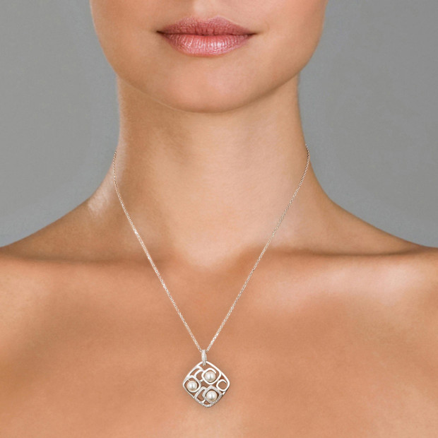 Orphelia Orphelia® Women's Sterling Silver Chain With Pendant - Silver ZH-4846