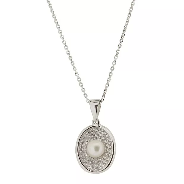 Orphelia Orphelia® Women's Sterling Silver Chain With Pendant - Silver ZH-4605