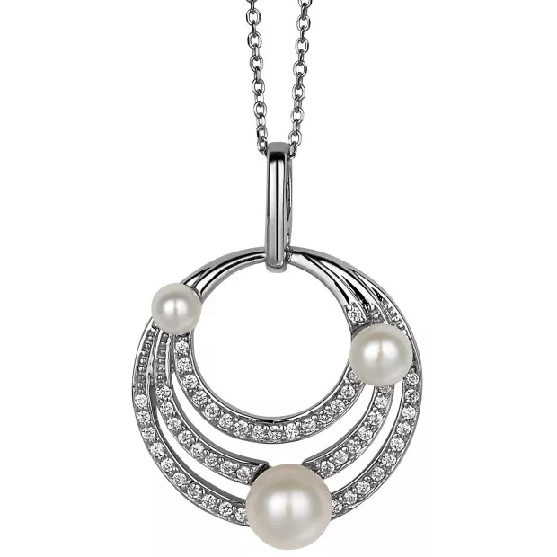 orphelia Orphelia® Women's Sterling Silver Chain with Pendant - Silver ZH-4794