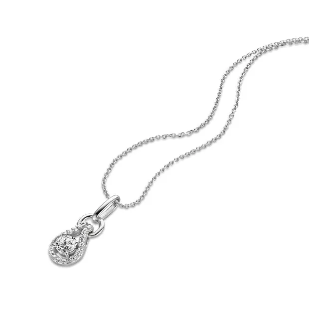 orphelia Orphelia® Women's Sterling Silver Chain with Pendant - Silver ZH-4770