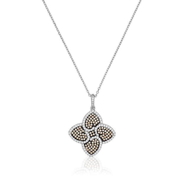 Orphelia Orphelia® Women's Sterling Silver Chain With Pendant - Silver ZH-4837
