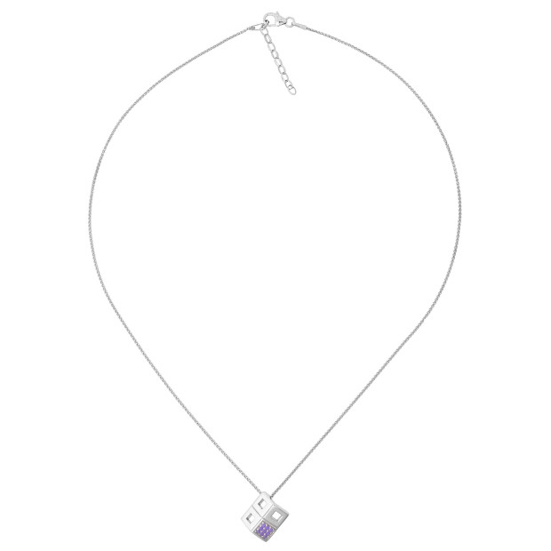 Orphelia Orphelia® Women's Sterling Silver Chain With Pendant - Silver ZH-4313