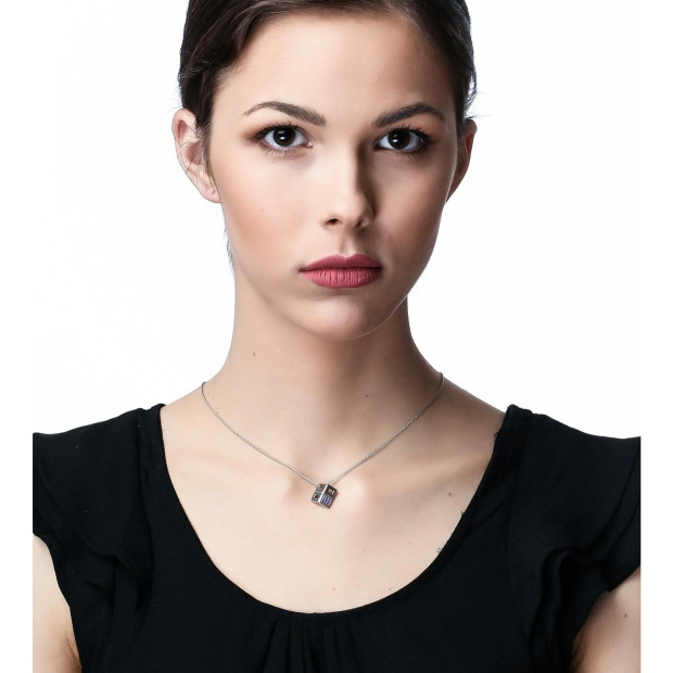 Orphelia Orphelia® Women's Sterling Silver Chain With Pendant - Silver ZH-4313