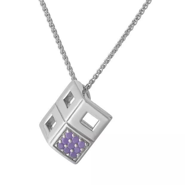 orphelia Orphelia® Women's Sterling Silver Chain with Pendant - Silver ZH-4313