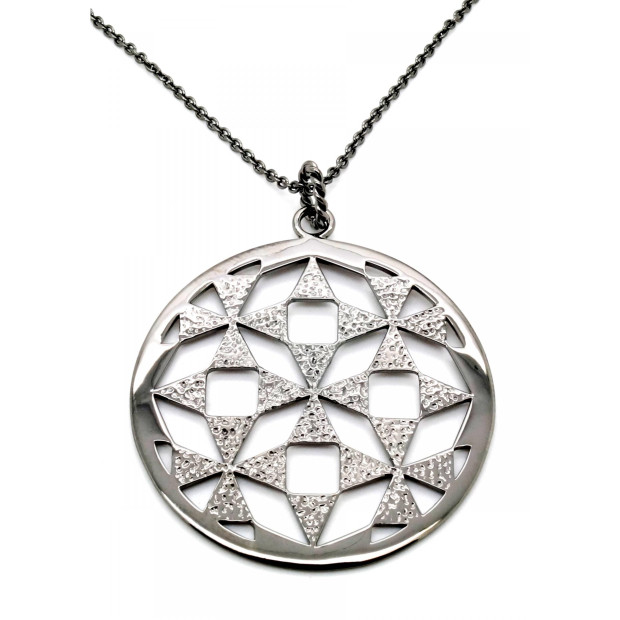 Orphelia Orphelia® Women's Sterling Silver Chain With Pendant - Black ZH-6037/2