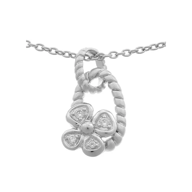 orphelia Orphelia® Women's Sterling Silver Chain with Pendant - Silver ZH-6020