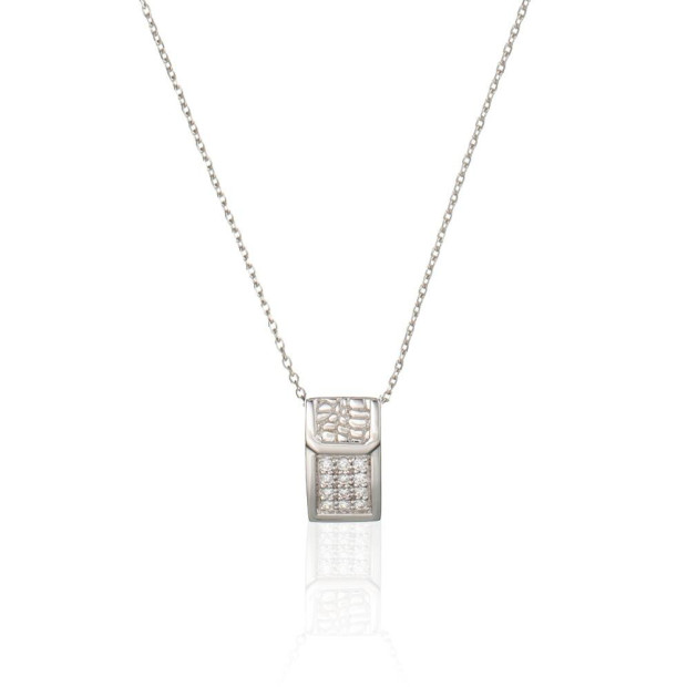 Orphelia Orphelia® Women's Sterling Silver Chain With Pendant - Silver ZH-4562