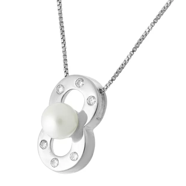orphelia Orphelia® Women's Sterling Silver Chain with Pendant - Silver ZH-4366
