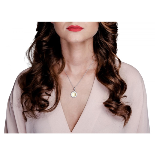 Orphelia Orphelia® Women's Sterling Silver Chain With Pendant - Silver ZH-6041/2