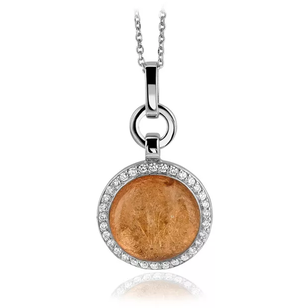 orphelia Orphelia® Women's Sterling Silver Chain with Pendant - Silver ZH-4820/1