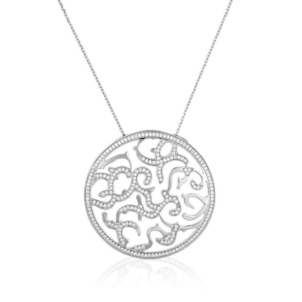 Orphelia Orphelia® Women's Sterling Silver Chain With Pendant - Silver ZH-4881