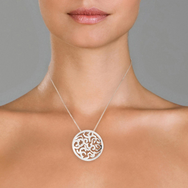 Orphelia Orphelia® Women's Sterling Silver Chain With Pendant - Silver ZH-4881