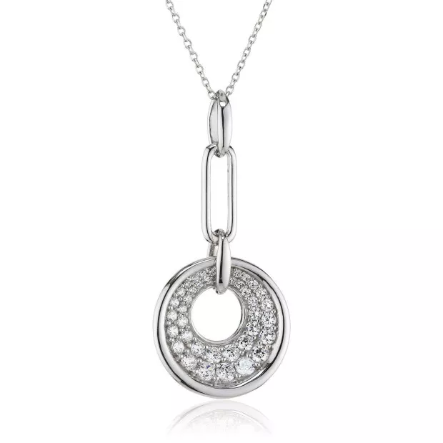 orphelia Orphelia® Women's Sterling Silver Chain with Pendant - Silver ZH-4592