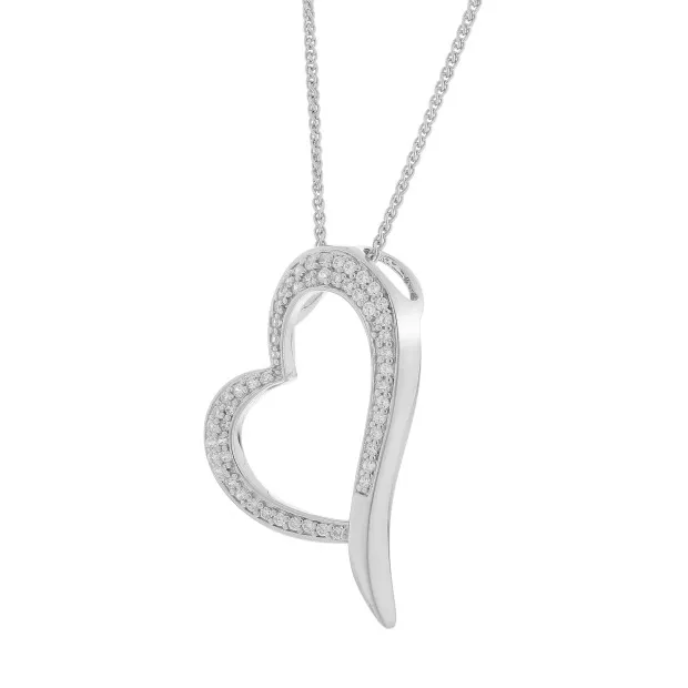 orphelia Orphelia® Women's Sterling Silver Chain with Pendant - Silver ZH-6052