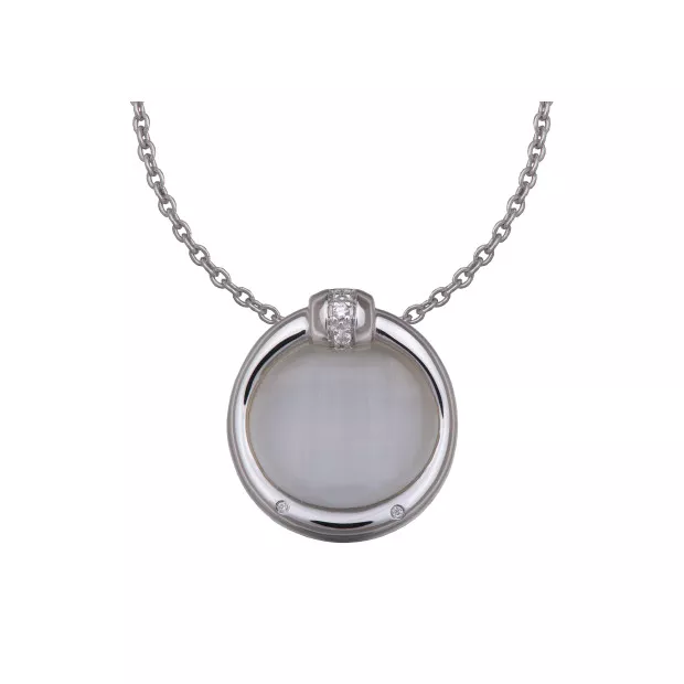 orphelia Orphelia® Women's Sterling Silver Chain with Pendant - Silver ZH-4561