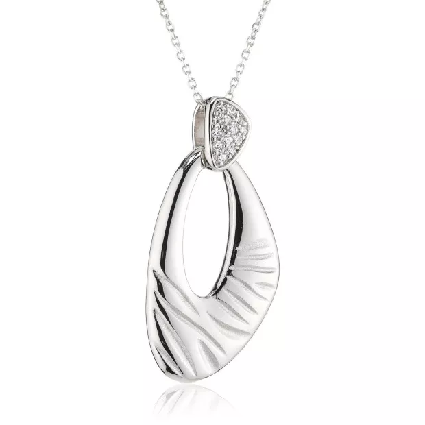 orphelia Orphelia® Women's Sterling Silver Chain with Pendant - Silver ZH-4726