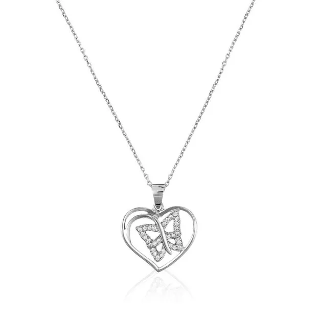 Orphelia Orphelia® Women's Sterling Silver Chain With Pendant - Silver ZH-4878