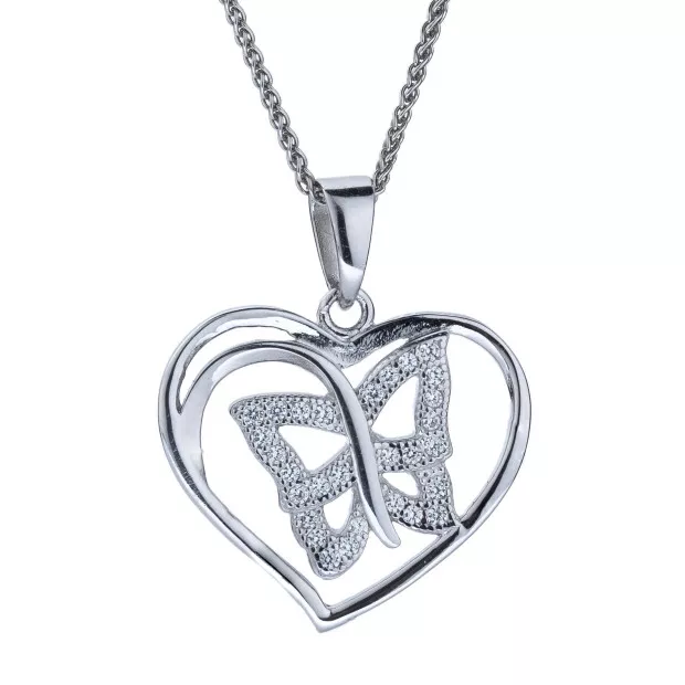 orphelia Orphelia® Women's Sterling Silver Chain with Pendant - Silver ZH-4878
