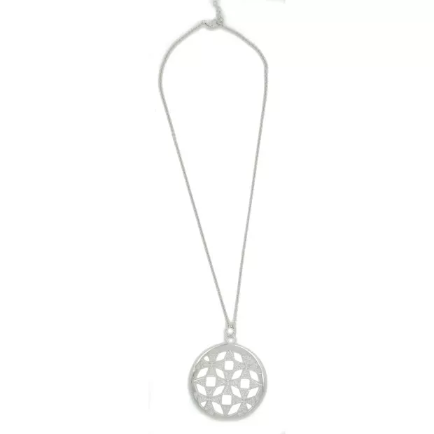 Orphelia Orphelia® Women's Sterling Silver Chain With Pendant - Silver ZH-6037