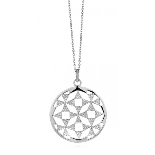 orphelia Orphelia® Women's Sterling Silver Chain with Pendant - Silver ZH-6037