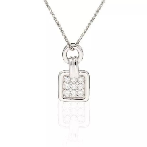 orphelia Orphelia® Women's Sterling Silver Chain with Pendant - Silver ZH-4599