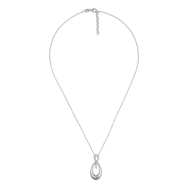 Orphelia Orphelia® Women's Sterling Silver Chain With Pendant - Silver ZH-4767