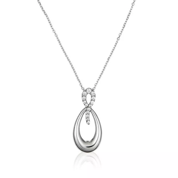 orphelia Orphelia® Women's Sterling Silver Chain with Pendant - Silver ZH-4767