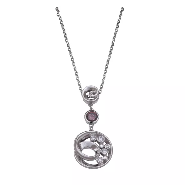orphelia Orphelia® Women's Sterling Silver Chain with Pendant - Silver ZH-4493