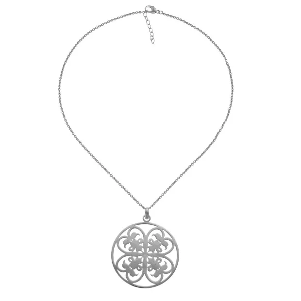 Orphelia Orphelia® Women's Sterling Silver Chain With Pendant - Black ZH-6035/3