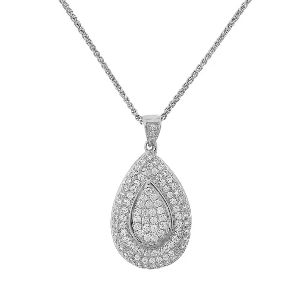 orphelia Orphelia® Women's Sterling Silver Chain with Pendant - Silver ZH-4436