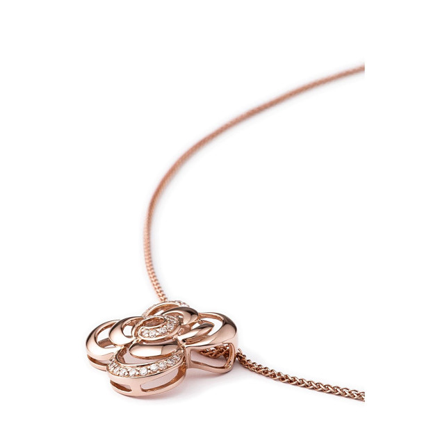 Orphelia Orphelia® Women's Sterling Silver Chain With Pendant - Rose ZH-4864/1