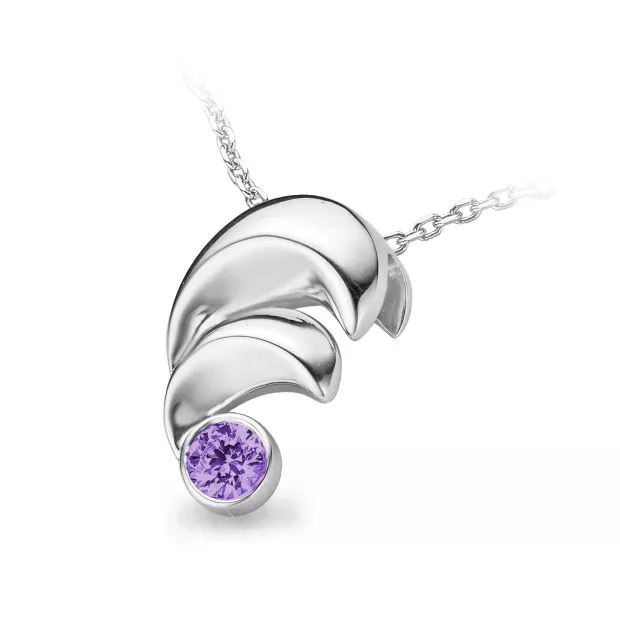 orphelia Orphelia® Women's Sterling Silver Chain with Pendant - Silver ZH-4690