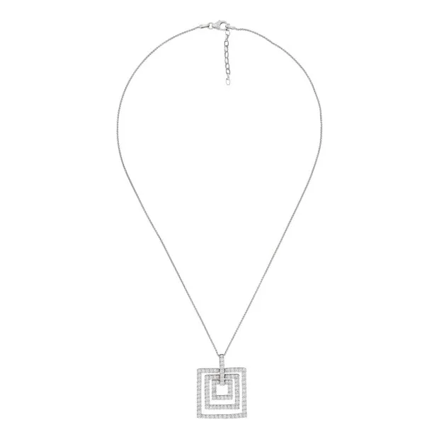 Orphelia Orphelia® Women's Sterling Silver Chain With Pendant - Silver ZH-4467