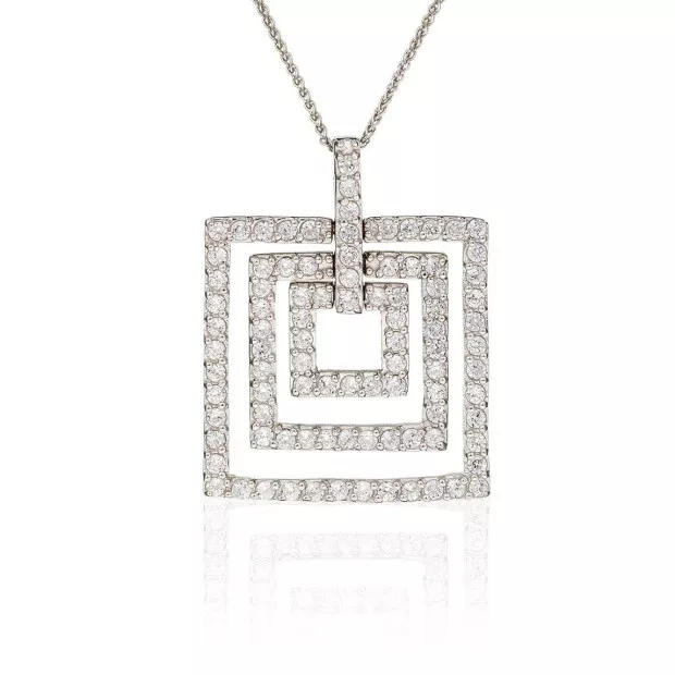 orphelia Orphelia® Women's Sterling Silver Chain with Pendant - Silver ZH-4467