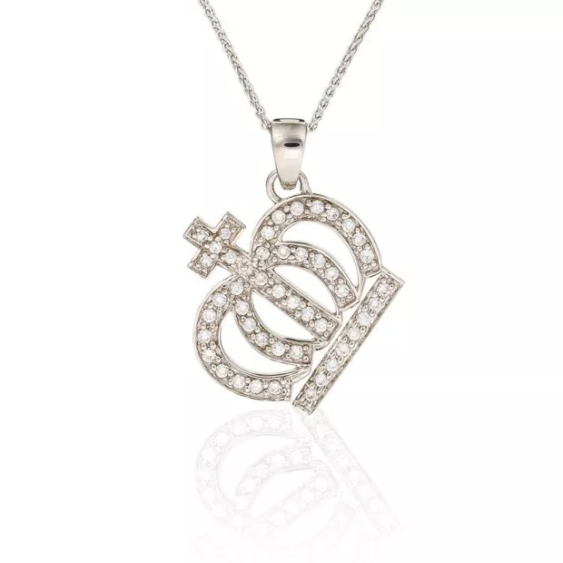 orphelia Orphelia® Women's Sterling Silver Chain with Pendant - Silver ZH-4358
