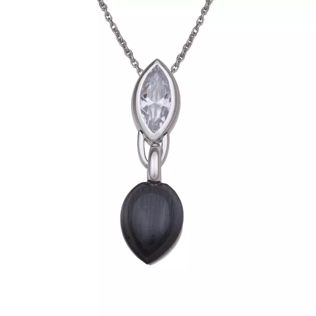 orphelia Orphelia® Women's Sterling Silver Chain with Pendant - Silver ZH-4531