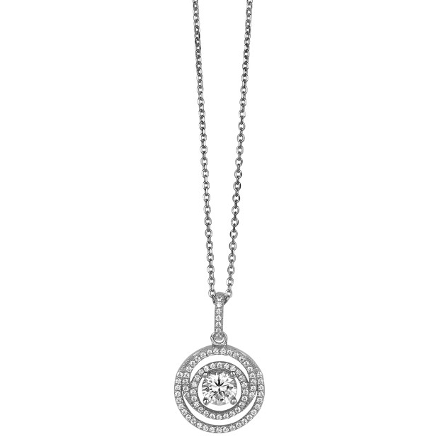 Orphelia Orphelia® Women's Sterling Silver Chain With Pendant - Silver ZH-4841