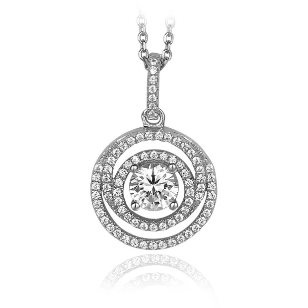 orphelia Orphelia® Women's Sterling Silver Chain with Pendant - Silver ZH-4841