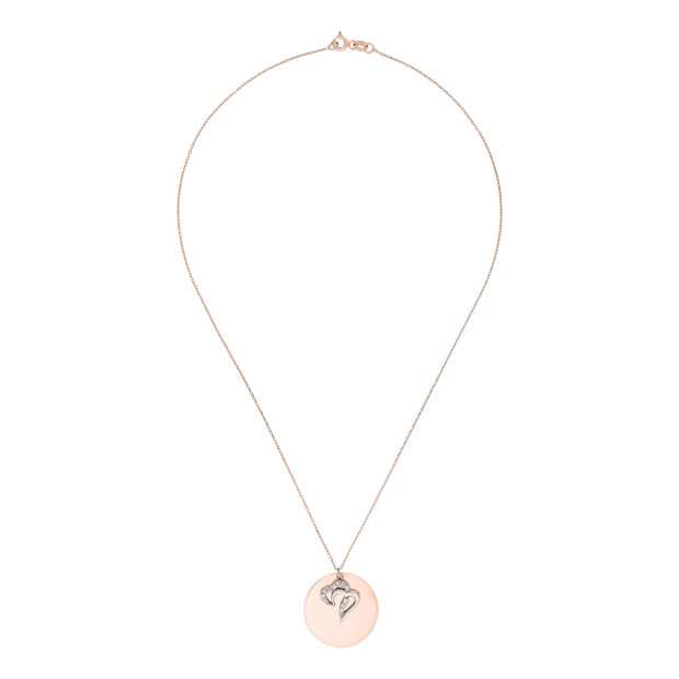 Orphelia Orphelia® Women's Sterling Silver Chain With Pendant - Rose ZH-4791