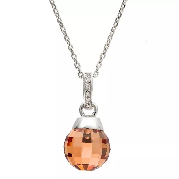 orphelia Orphelia® Women's Sterling Silver Chain with Pendant - Silver ZH-4622