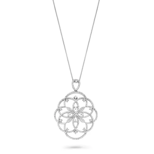 Orphelia Orphelia® Women's Sterling Silver Chain With Pendant - Silver ZH-7213
