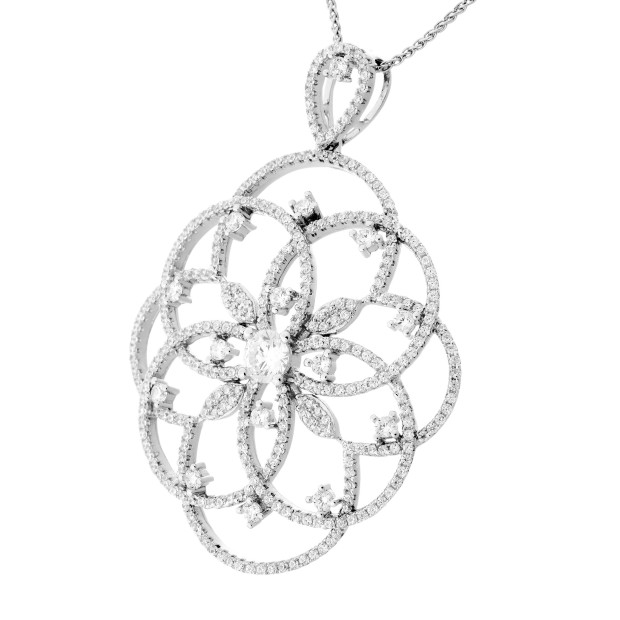 Orphelia Orphelia® Women's Sterling Silver Chain With Pendant - Silver ZH-7213