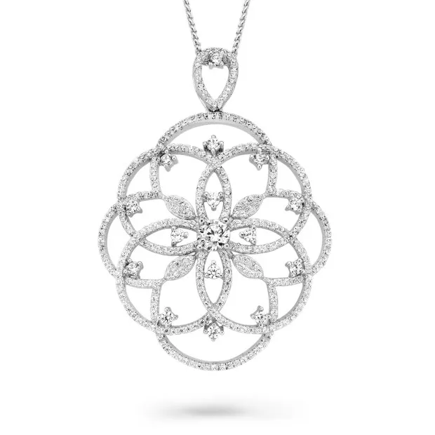 orphelia Orphelia® Women's Sterling Silver Chain with Pendant - Silver ZH-7213