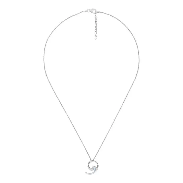 Orphelia Orphelia® Women's Sterling Silver Chain With Pendant - Silver ZH-4688