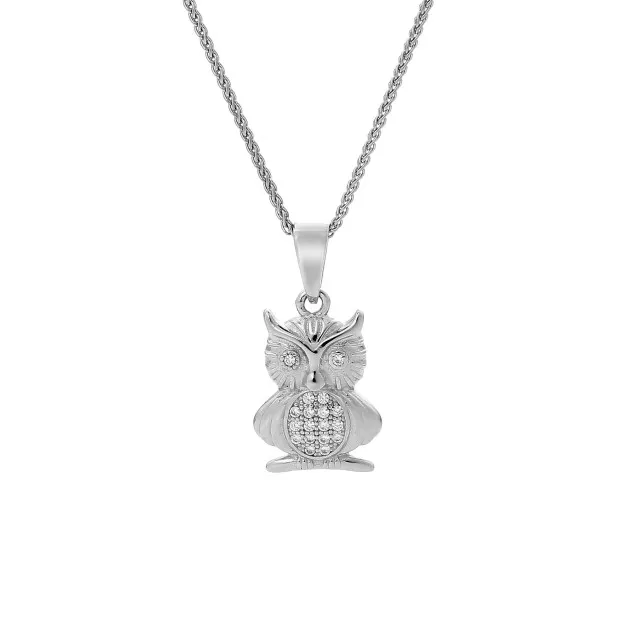 orphelia Orphelia® Women's Sterling Silver Chain with Pendant - Silver ZH-7339