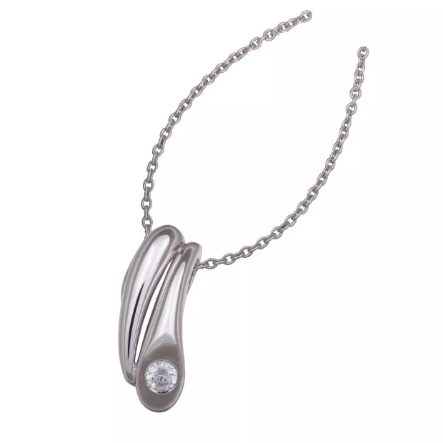 orphelia Orphelia® Women's Sterling Silver Chain with Pendant - Silver ZH-4545