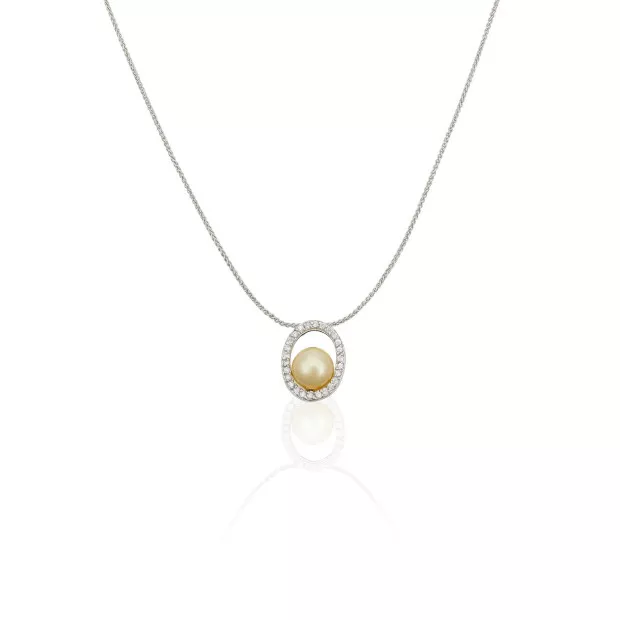 Orphelia Orphelia® Women's Sterling Silver Chain With Pendant - Silver PEN-1992