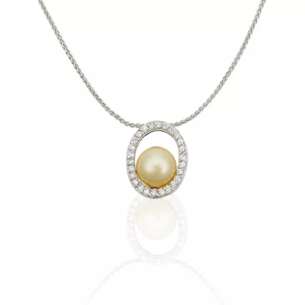 orphelia Orphelia® Women's Sterling Silver Chain with Pendant - Silver PEN-1992